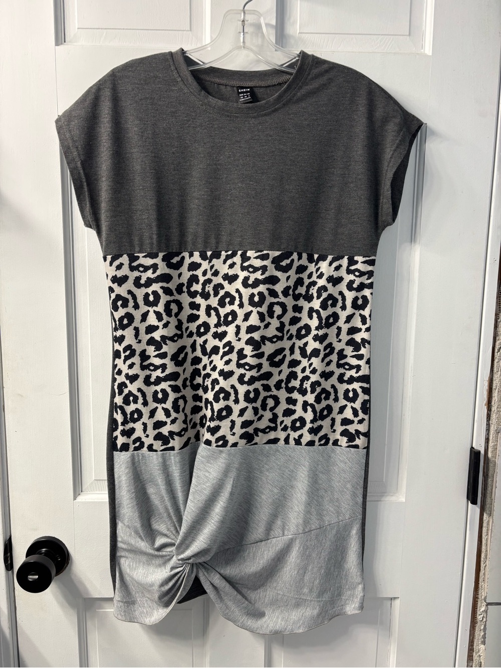 SHEIN Crewneck Tee Dress